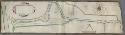 A-0489 [Kaart van de ontworpen trekvaart tussen Leiden en Leidschendam], 1636